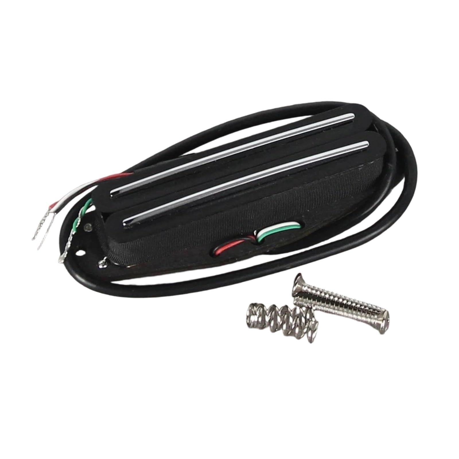 Przetwornik Do Gitary Elektrycznej 3częściowy Czarny Przetwornik Gitarowy Alnico 5 Z Podwójnymi Szynami