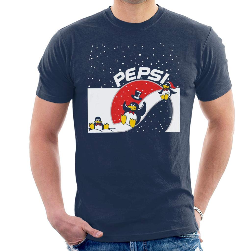 Cute Penguin Slide Men's T-Shirt