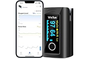 Bluetooth Pulse Oximeter Fingertip: Accurate Blood Oxygen Saturation Monitor