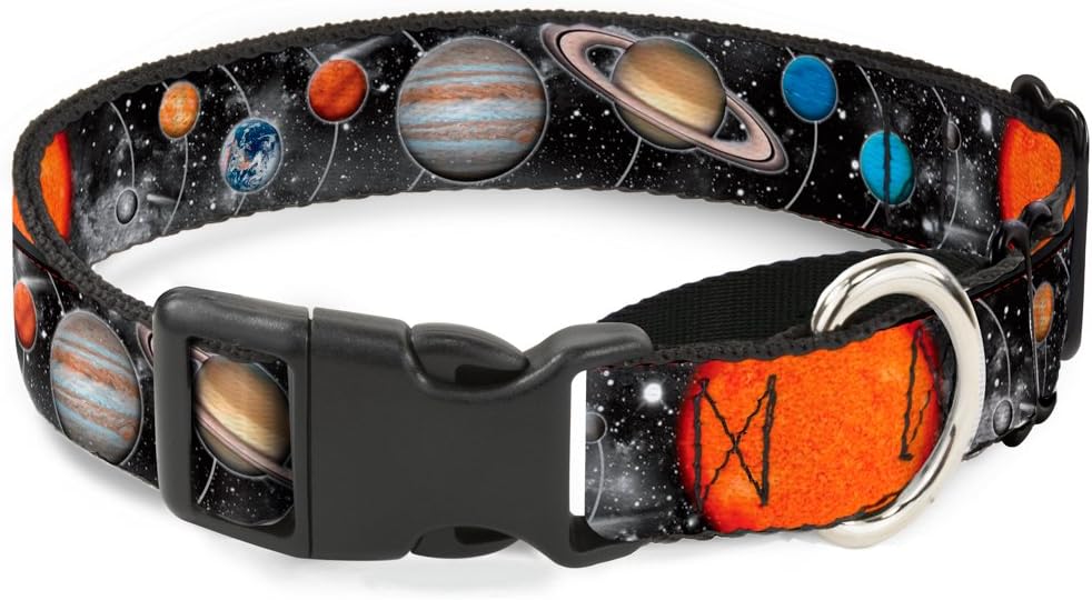 Buckle-Down Martingale Dog Collar - Space