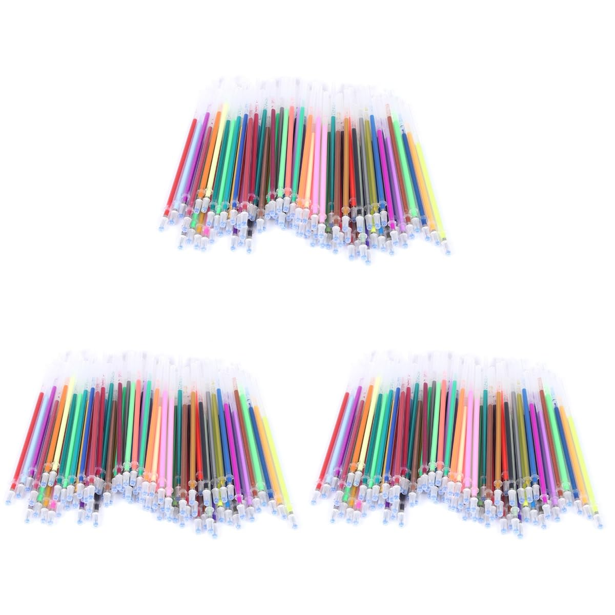 SEWACC 300 Pièces Recharges Stylos Gel Couleur Pointe Fine Encre pour Dessin Scrapbooking Bureau École