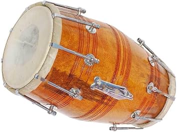Shreyas Handmade New Wood Dholak Indian Folk Musical Instrument Drum Nuts N Bolt
