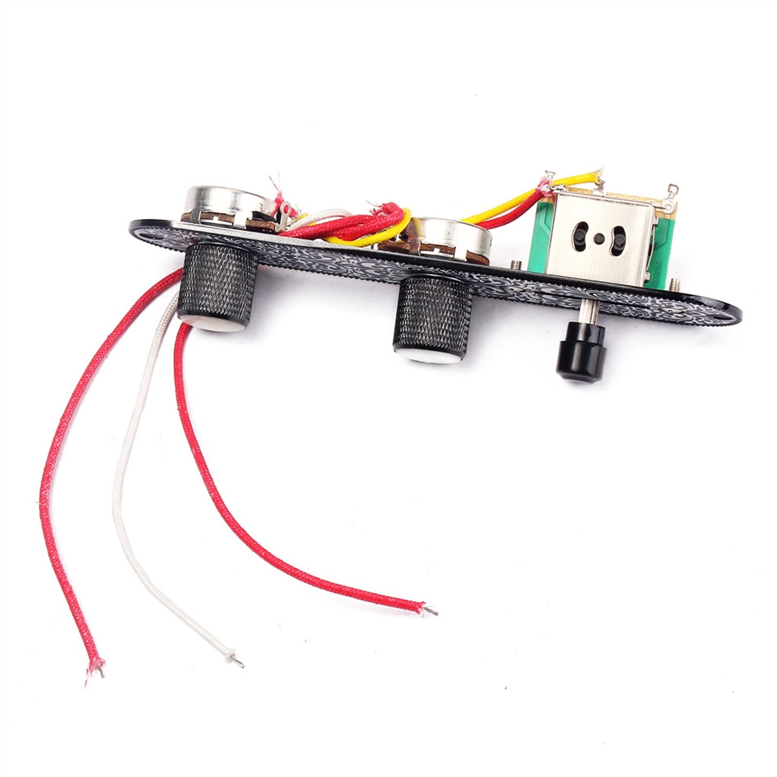 FLFL Gris Electric Guitar Bridge 6 Tune Pull String String Electric Guitar Bridge Guitar Accesorios Sistema Puente Guitarra