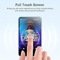 Vista 9 de Reproductor MP3 de 80 GB con Bluetooth y WiFi, reproductor de música MP3 y MP4 con Spotify, Yaxa Music, Deezer, Audible, pantalla táctil IPS