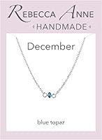 Vista 64 de Gargantilla de piedra natal – Regalo de cumpleaños, regalo para niña, mujer, amiga, hija, esposa, mamá, ella, joyas de piedras preciosas para uso