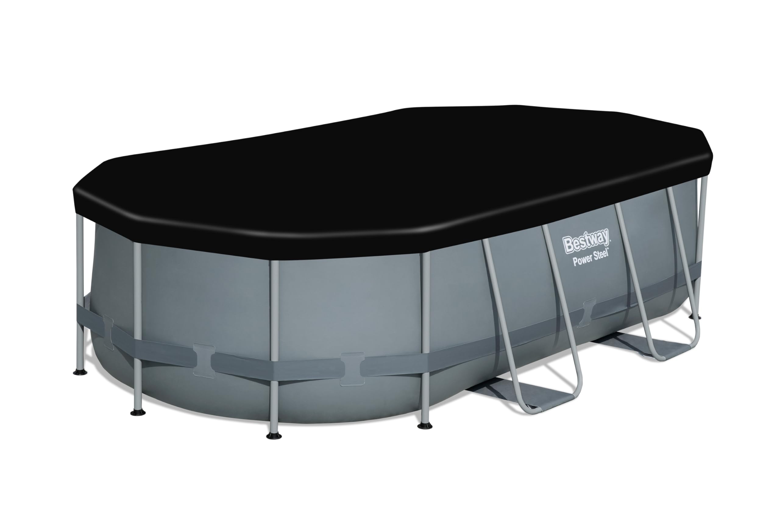 Bâche 4 Saisons 418 x 230 cm pour Piscine Hors Sol Power Steel™ Ovale 427 x 250 cm
