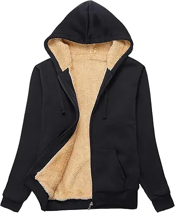 ZITY womens fleece hoodie jacket