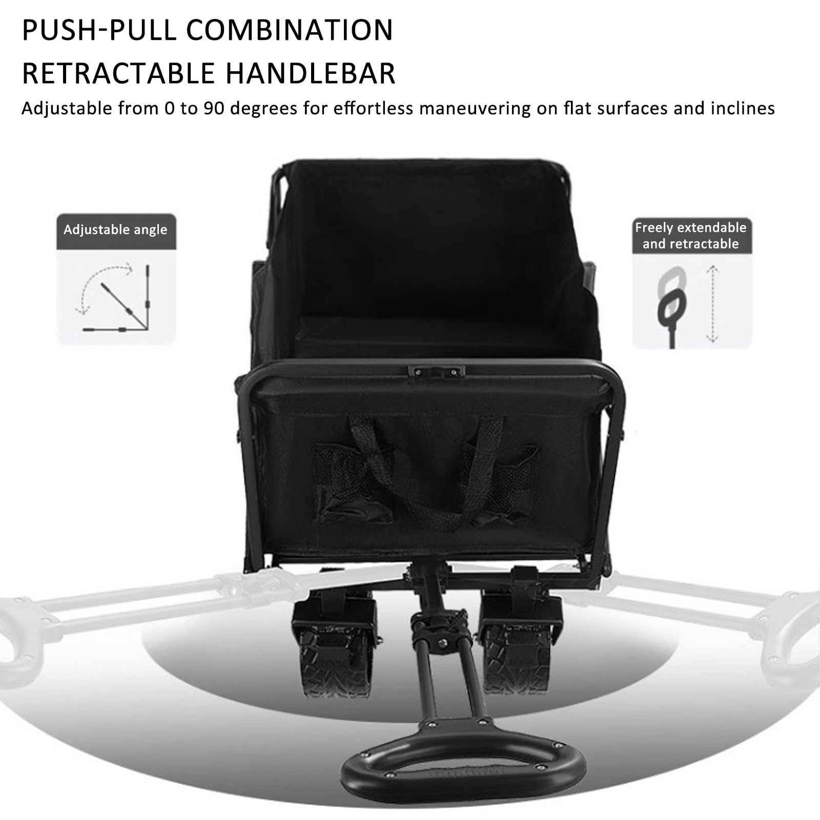 Carrello da esposizione con baldacchino, supporto per vendita al dettaglio per alimenti, camion ed eventi, uso commerciale (94 cm, 37 pollici), portatile, facile da montare