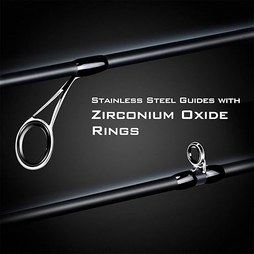 Miniatura 6 de KastKing Crixus Fishing Rod and Reel Combo, High Performance Spinning & Baitcaster Combo, IM6 Graphite 2Pc Blanks, Zirconium Oxide Rings,