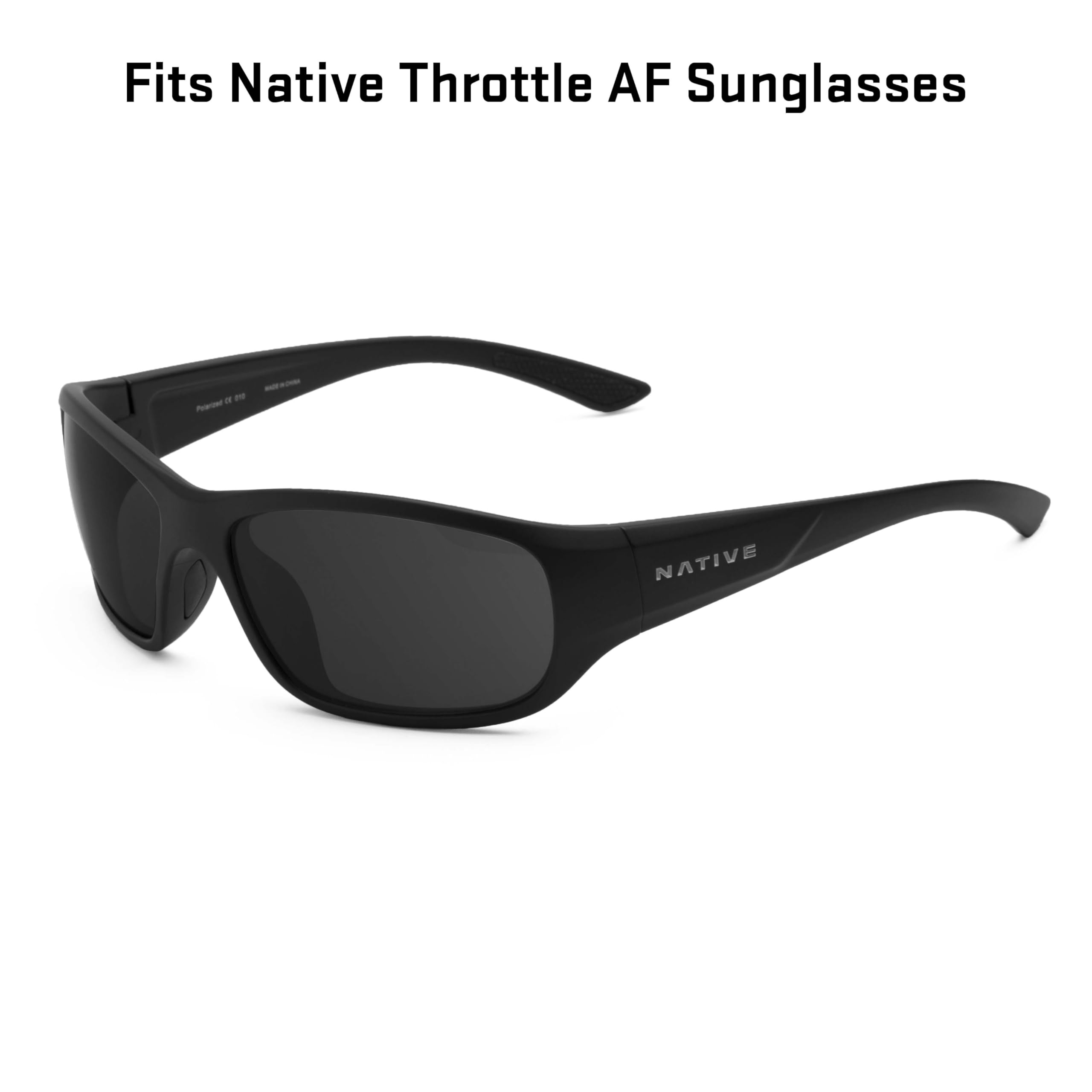 REVANT Lenti di ricambio compatibili con Native Throttle AF Advanced Fit | Polarizzato disponibile, Protezione UV 100%, Resistente a urti e graffi, Vestibilità precisa, Correzione ottica
