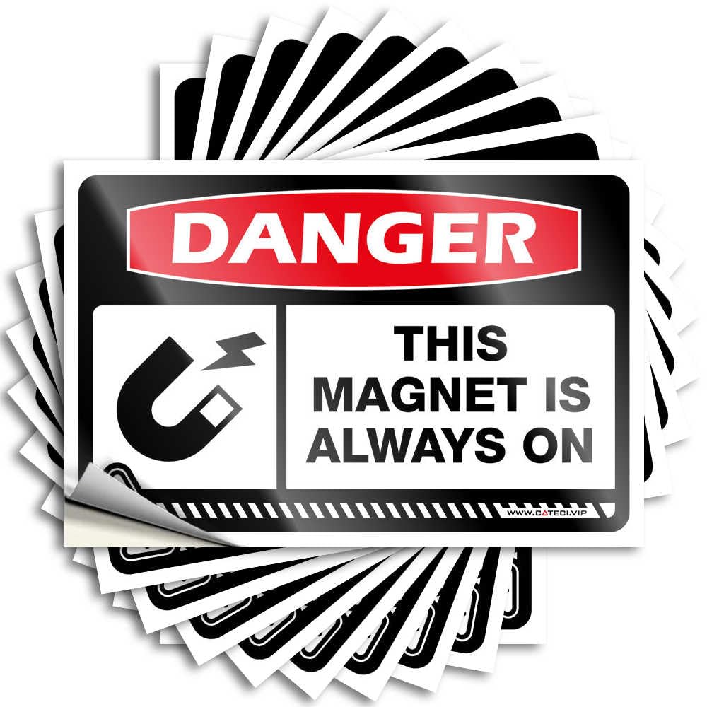Fzfn Colour Decal Bumper Western Danger This Magnet Is Always On For Western - Rv Bathroom Accessories Easy Peel Removable(6X9cm)