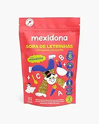 SOPA DE LETRINHAS com legumes e franguinho Mexidinha 90g