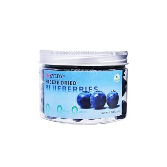 Jumbo Dried Blueberries, 7 oz. per can Unsulfured, Sweetened & Non-GMO No Preservatives Great for Snacking, Baking, Oatmeal & Salads