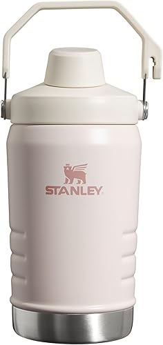 Stanley Iceflow - Jarra de flujo rápido, vaso de agua de acero inoxidable reciclado, mantiene la bebida fría y helada durante horas, asa fácil de