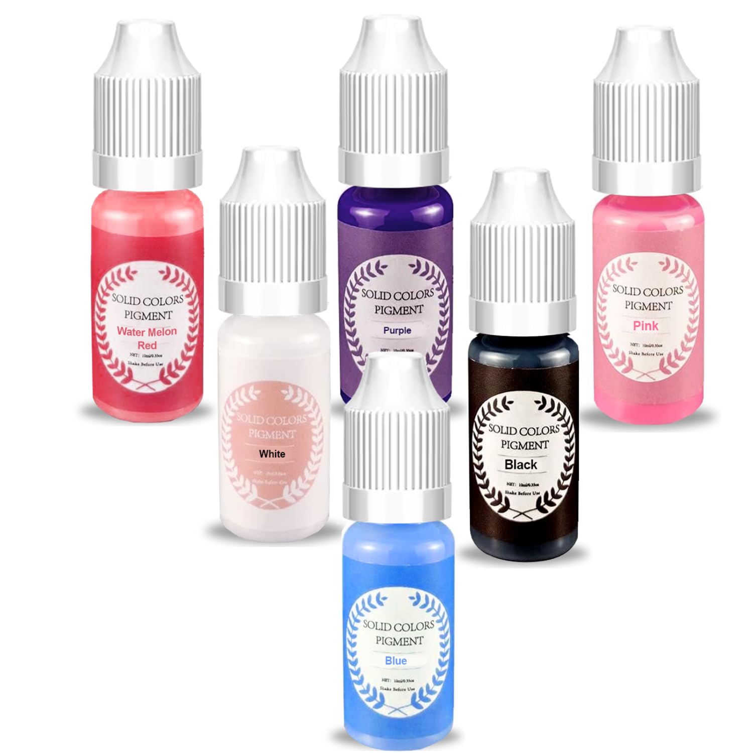 Oytra Resin Pigment Colors Set of 6 for Art Kit Materials Craft Combo for Beginners Artists Professionals