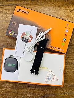 ساعة ذكية X9 الترا 2 بشاشة اموليد تدعم ان اف سي/شات جي بي تي - تدعم اللغة العربية / المكالمات (اسود)