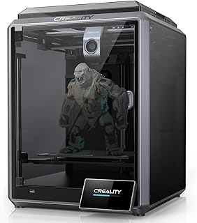 Creality 3D Printer K1, 600mm/s Printing Speed, 20000mm/s²Acceleration, 32mm³/s Max Flow Hotend, Hands-free Auto Leveling, Self-testwith One Tap, Solve Ringing with G-sensor, Print Size 220*220*250mm