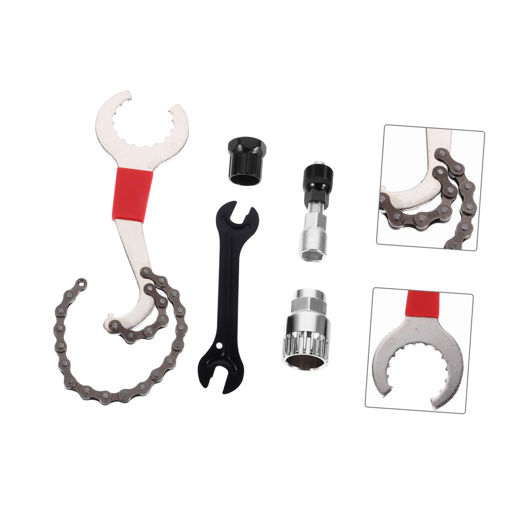 GALPADA Estrattore per Guarnitura in Metallo Strumenti per Riparazione Bicicletta Estrattore per Scanalato Denti Adatto per Bici e Mountain Bike