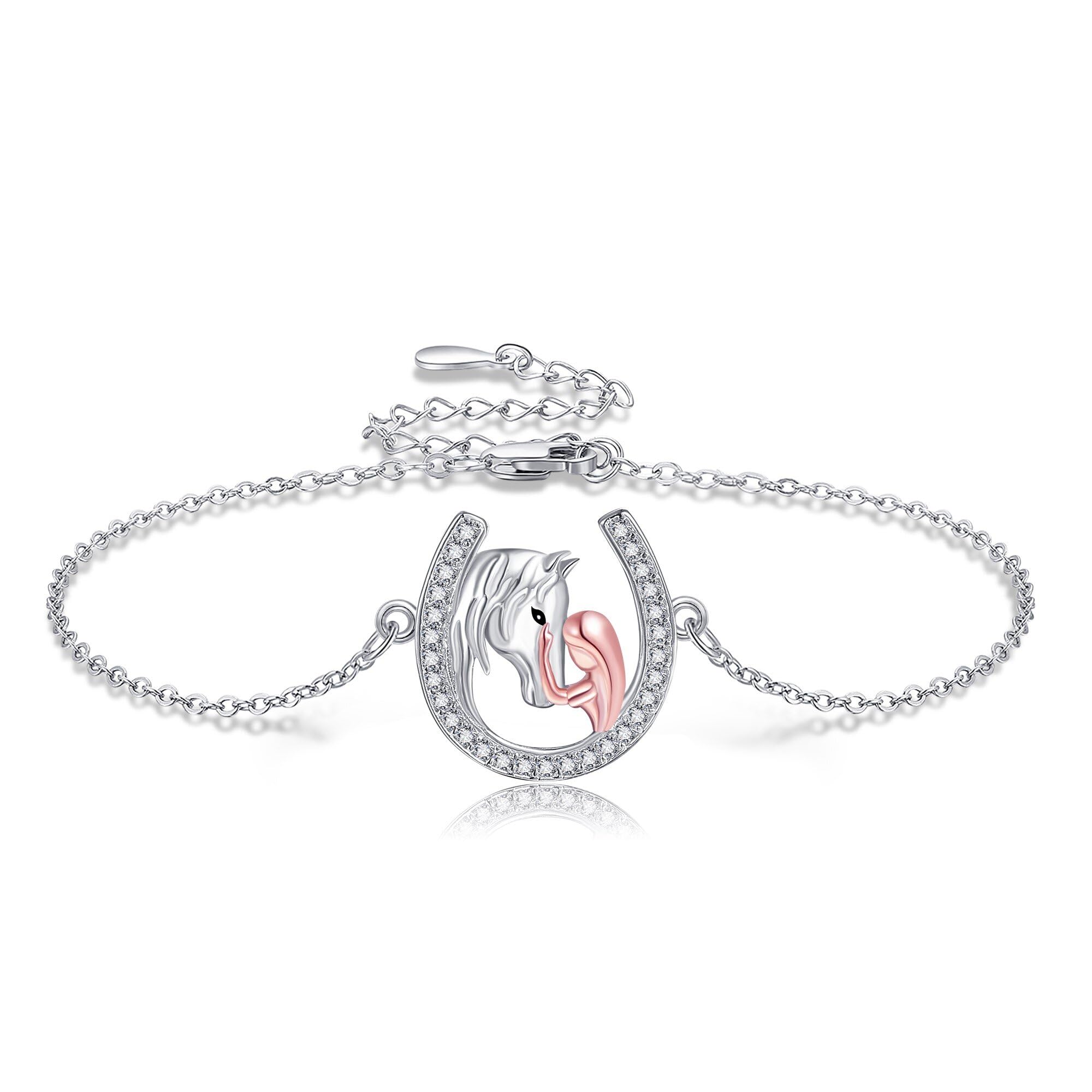 Pulsera De Plata De Ley Para Mujer, Diseño De Trébol De Cuatro Hojas, Diseño De Trébol De La Suerte, Pulsera De Trébol De Cuatro Hojas, Circonia Cúbica Plata De Ley, Circonita