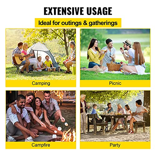 Vevor Campfire Grill Grate,Double Layer Fire Pit Grill Grate Over Fire Pit, Three Section Height Adjustable Grill Grate, Steel Mesh Cooking Grate With Griddle Plate For Outdoor Open Flame Cooking #TOP6