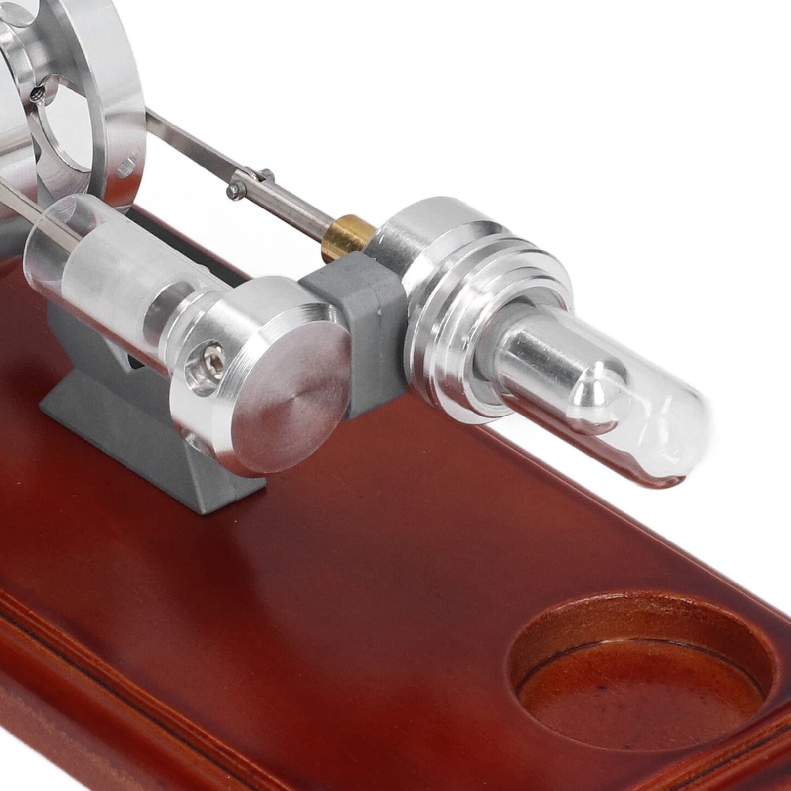 Modello Motore Stirling in Lega di Alluminio Durevole, Motore | Giocattolo educativo, funziona per l\'apprendimento della fisica, oggetto di classe