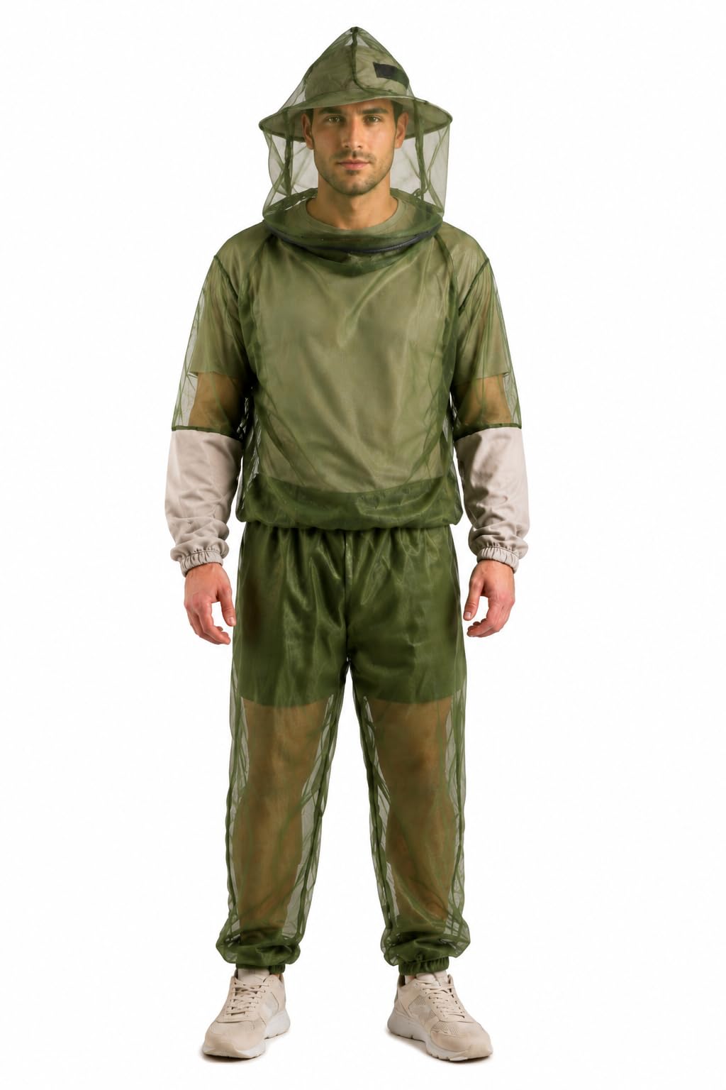 Mosquito Net Suit-Jacket Hood& Pants, Light-Weight& Breathable Mesh Clothing for Men& Women, Ideal for Fishing, Hiking.-image-13