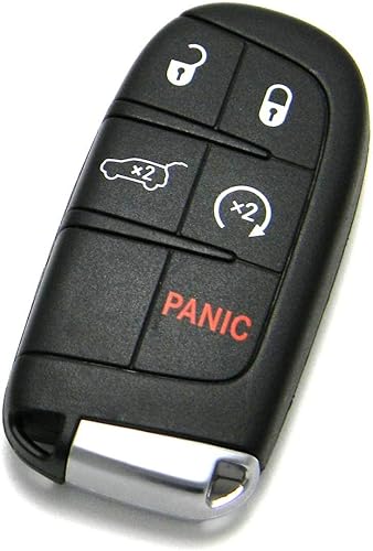 Miniatura 2 de Control remoto electrónico OEM de 5 botones inteligente compatible con Jeep Grand Cherokee 2014-2022 (ID de FCC M3N-40821302, PN 68143505)