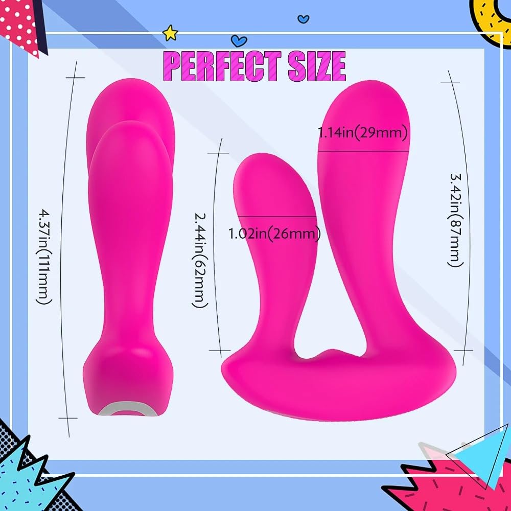Vibrador Vibrador de bragas Invisible 3 en 1 para parejas, 9 modos, potente juguete sexual vaginal con punto G, masturbador para mujeres