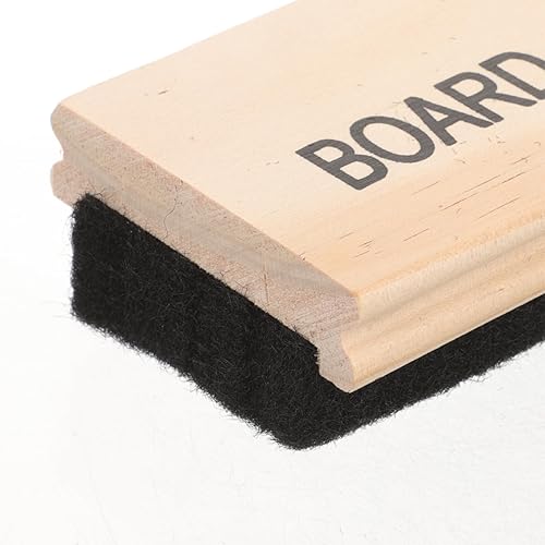 Miniatura 3 de 2 borradores de pizarra de madera, borrador de fieltro de borrado en seco para aula, hogar, oficina, profesores y niños