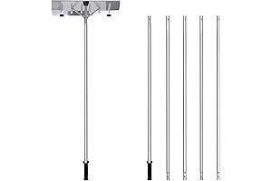 Quickway Imports Aluminum Metal Snow Pusher & Rake