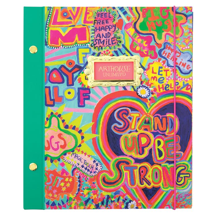 Portico Designs Ltd Arthouse Unlimited B5 Hardback Journal Full of Joy 20cm x 25cm 200 Lined Pages