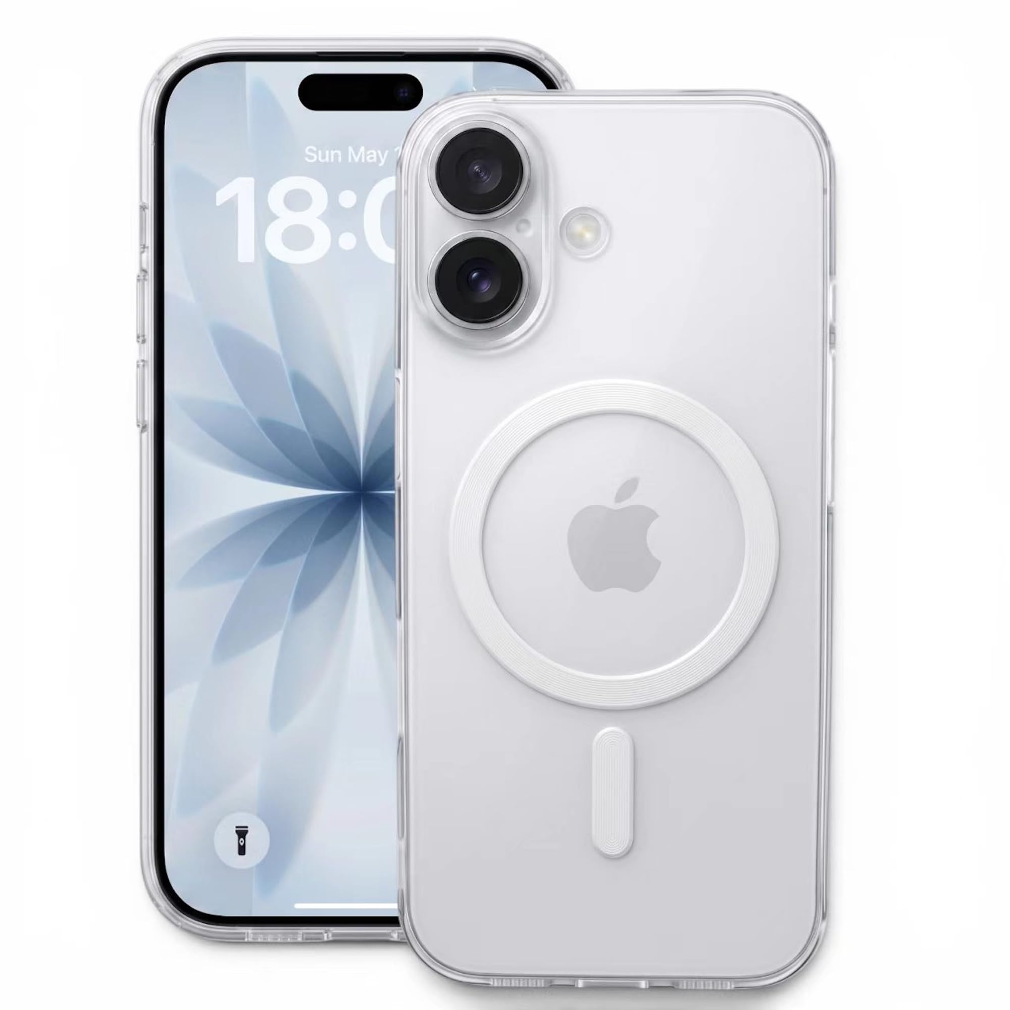 GAVXINHE iPhone 17 用 ケース クリア ワイヤレス充電対応 TPU ソフト カバー ［レンズ保護フィルム付き・着脱可］ 衝撃吸収 底部防塵メッシュ構造 指紋防止 シンプル 日常 通勤 男女兼用 アイフォン17 スマホケース おしゃれ