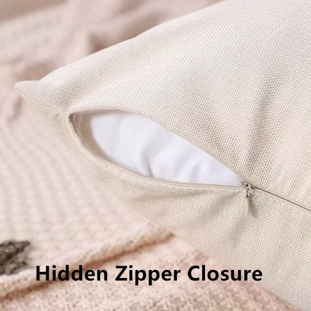 Seitenschläferkissen Bezug 60 x 180 cm Einfachheit Langes Körperkissen Leinen Side Sleeper Pillow Cover mit Unsichtbarer Reißverschluss Kissen Bezüge, Schlafen Körperkissen Geschenke für Frauen G-660