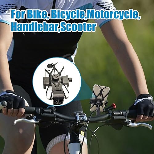 Miniatura 4 de 6 correas elásticas de silicona de seguridad para teléfono de motocicleta, accesorios universales para la mayoría de teléfonos celulares