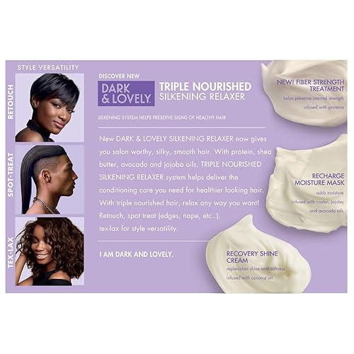 Miniatura 2 de SoftSheen-Carson Relaxer No-Lye Regular Strength con manteca de karité  Triple nutrido  Sedoso  Aceites de jojoba y aguacate  Paquete de 2