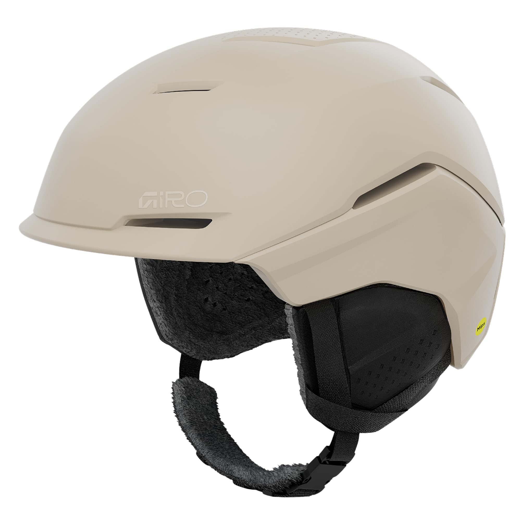 Giro Snow Tenet MIPS W Skihelm & Snowboardhelm Größe M | Ski Helm Hybrid-Konstruktion, MIPS® Schutz, Thermostat Control, In Form 2 Fit, All-Mountain Helm | Matte Stone Pearl (Sandstein-Beige)