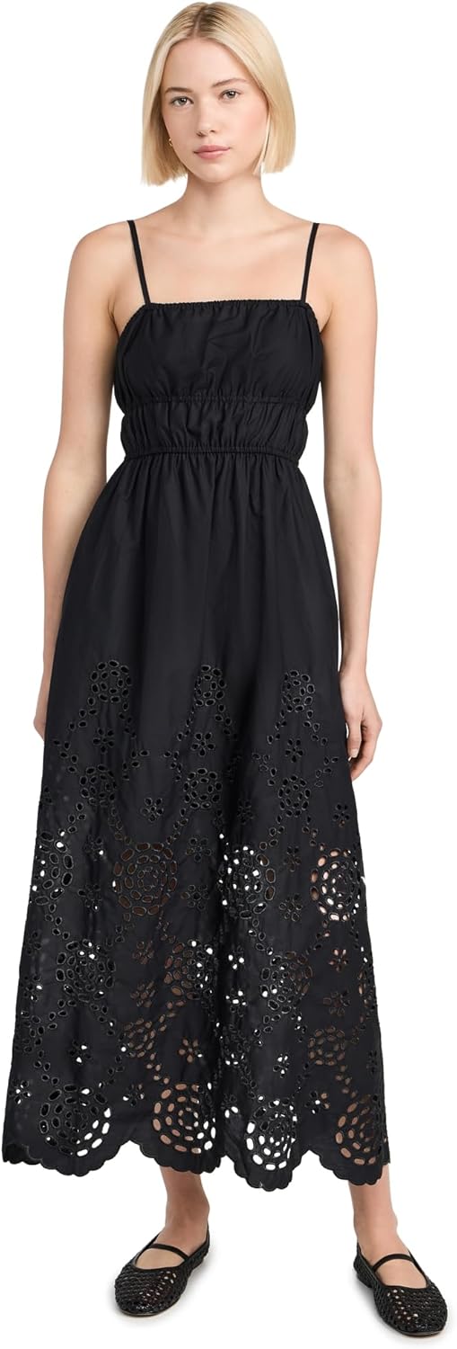sapphire embroidered dress Blue Sapphire 3Pc main image 0