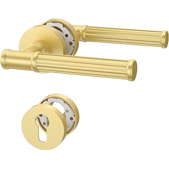 Amerdeco Door Handle Set Aluminium Alloy Gold Door Handle Interior Doors Door Handle Set Door Fitting Door Handle Set Door Fi
