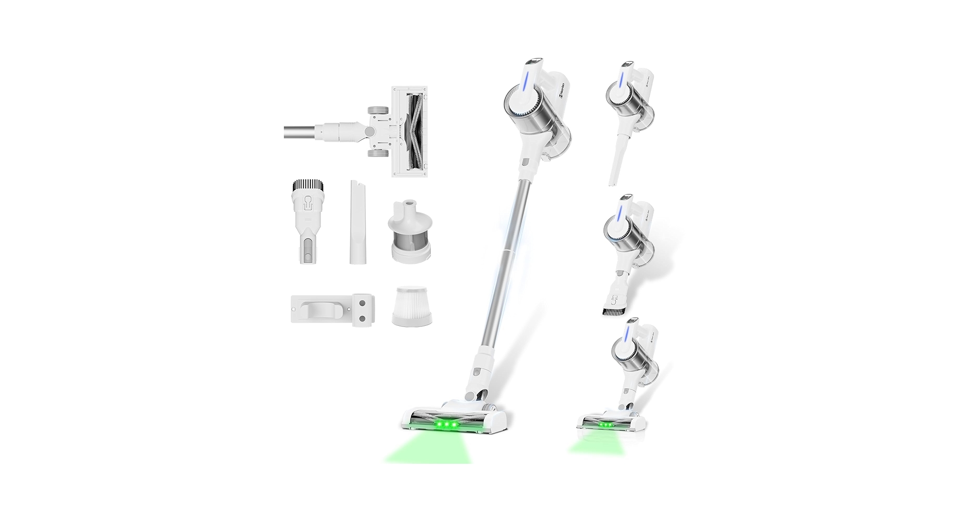 Amazon | Hearten 掃除機 コードレス【45,000PA超強力吸引・自立