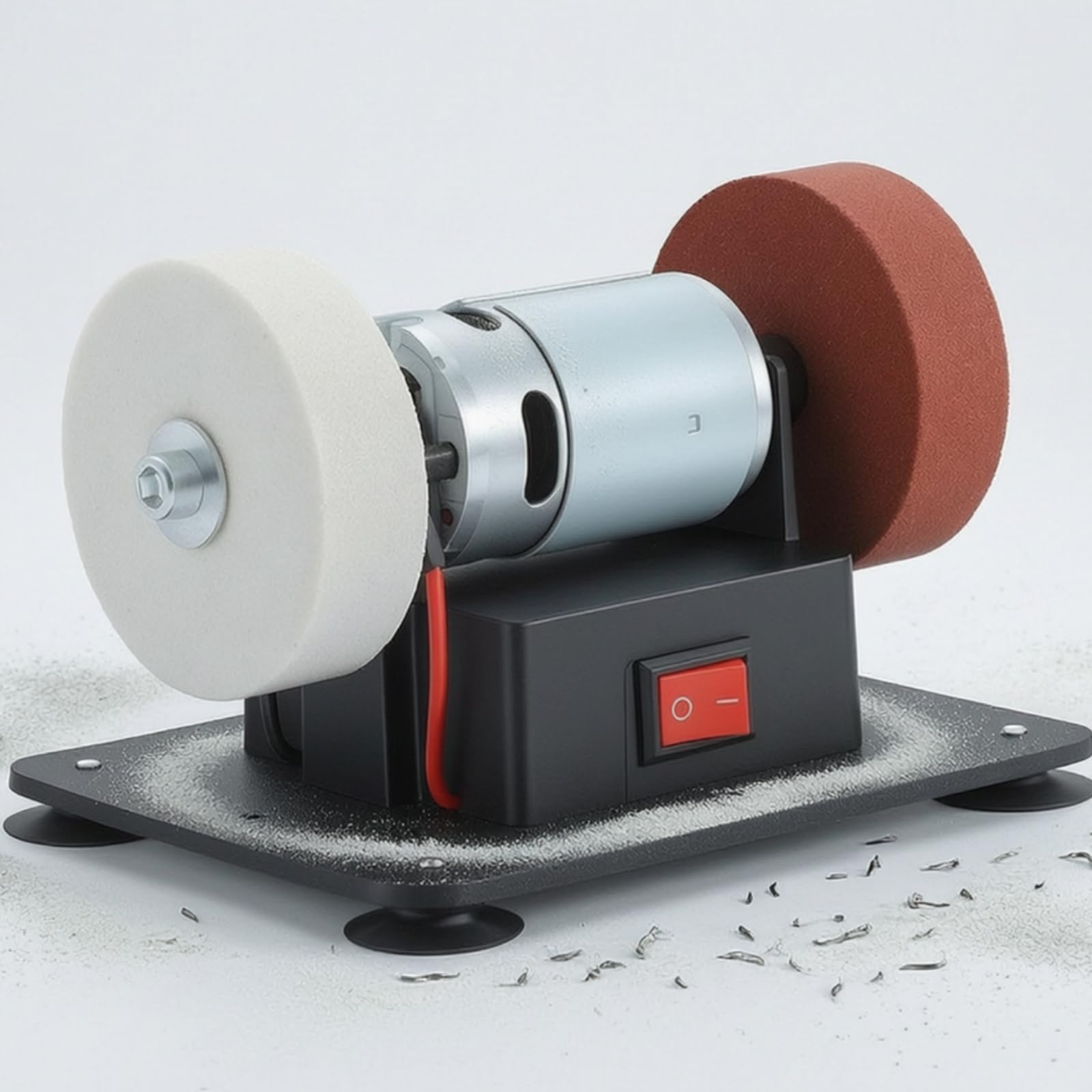 Touret à Meuler Table Outillage, Version 5 Modèle En Métal Avec Double Meule