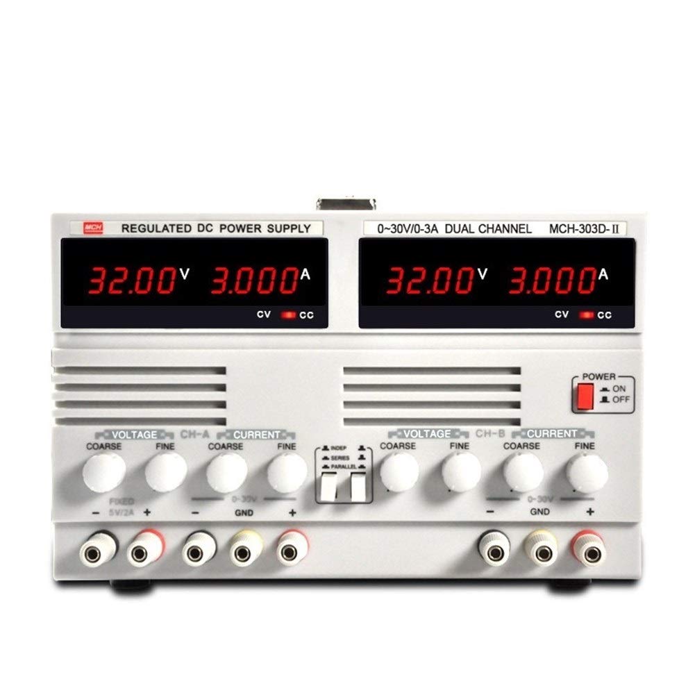 MCH-303D-II Geregeltes Doppel-Gleichstromnetzteil 30 V 3A, linear einstellbar zum Laden von Batterien(220V)