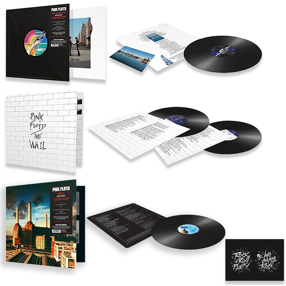 Pink Collection: Wish You Were Here/Animals (2016 Color Cover) / The Wall / + Including Art Card