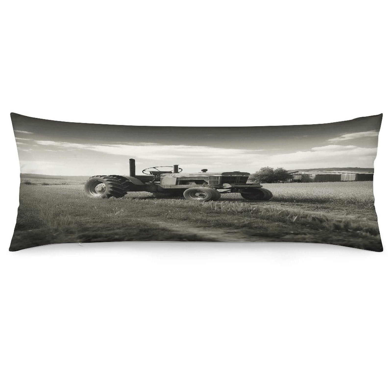 Tractor Agriculture Tranquil Throw Pillow Cover Soft Pillow Case Decorative Lumbar Pillow Cover Cozy Throw Pillowcase Polyester Rectangular Cushion Case Decor for Couch Sofa Bed