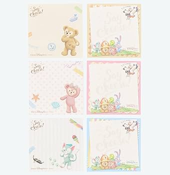Amazon.co.jp: セイチーズ ダッフィー&フレンズ メモセット