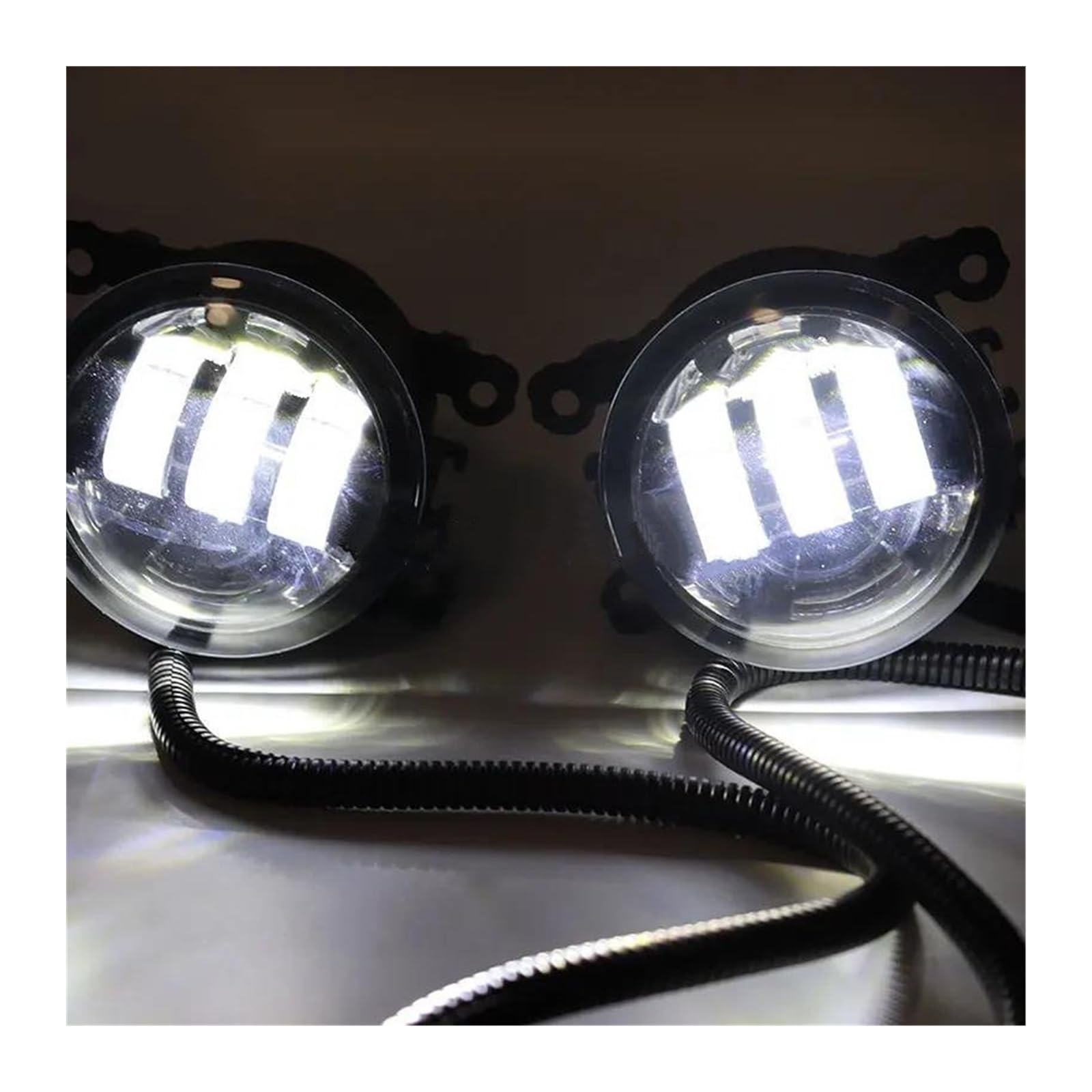 Reflektor przeciwmgielny do Jeep Wrangler JK, Grand Cherokee, Renegade Bu, przedni zderzak samochodowy, reflektor przeciwmgielny, światła do jazdy dziennej H11 12 V