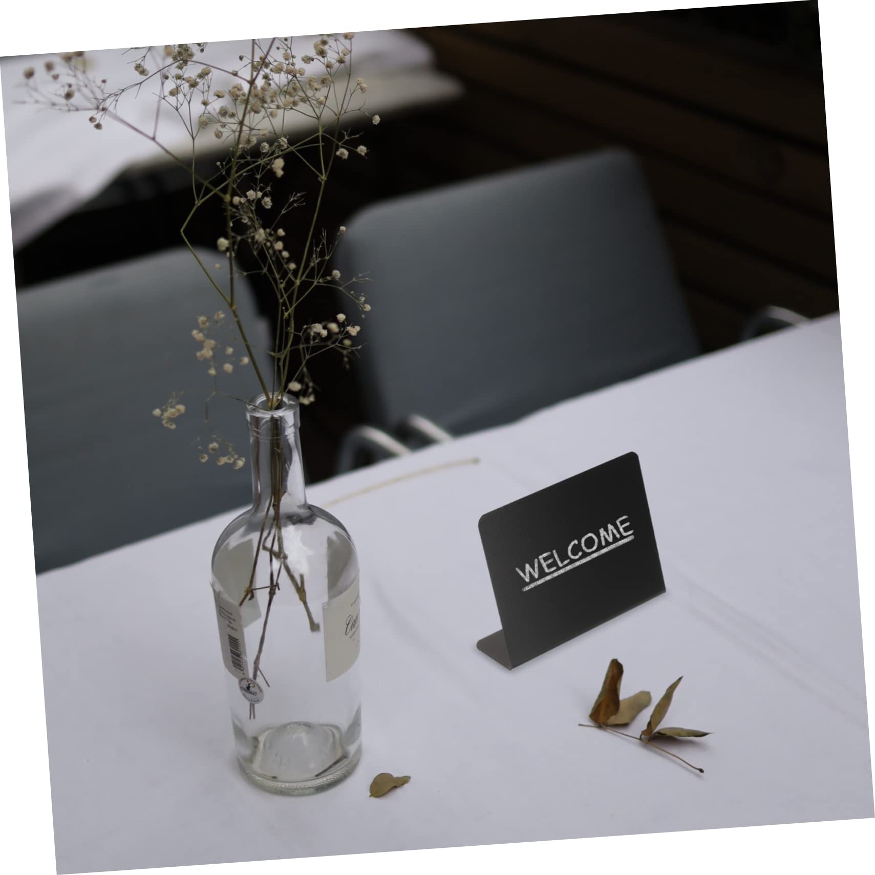 Operitacx 120piezas Mini Pizarras De Tiza Tableros Erasables Para Mensajes Señalización Eventos Boda Restaurante Buffet y Decoración De Mesa
