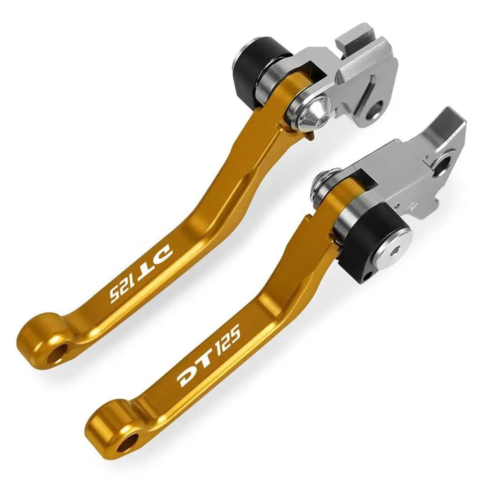 Leviers de frein et d'embrayage pour Yamaha DT125 1987-2005 en alu CNC