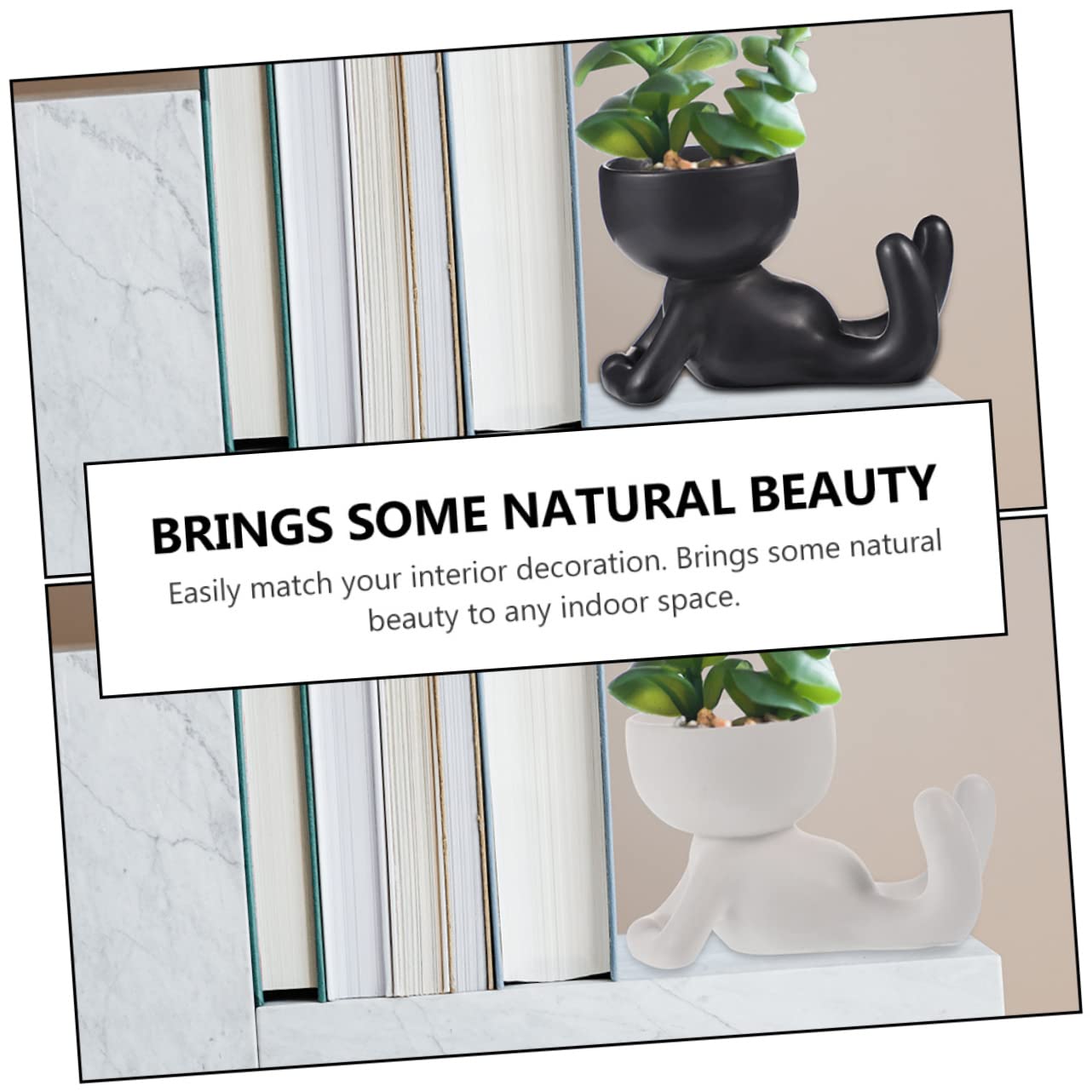 Ibasenice Keramik Pflanzschale Mittel - Eleganter Übertopf Für Sukkulenten Und Wasserpflanzen