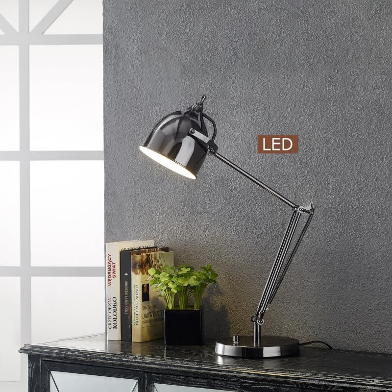 Artiva USA LED9938TJB Caprice LED Desk Lamp, 27.5", Jet Black/Gun Metal