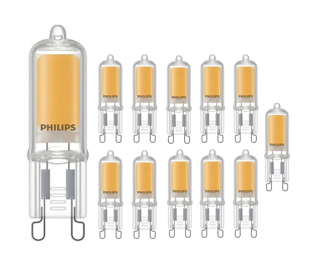 PHILIPS CorePro LED G9 Capsule 3.2W 2700K Warm White 400 Lumens 12 Pack